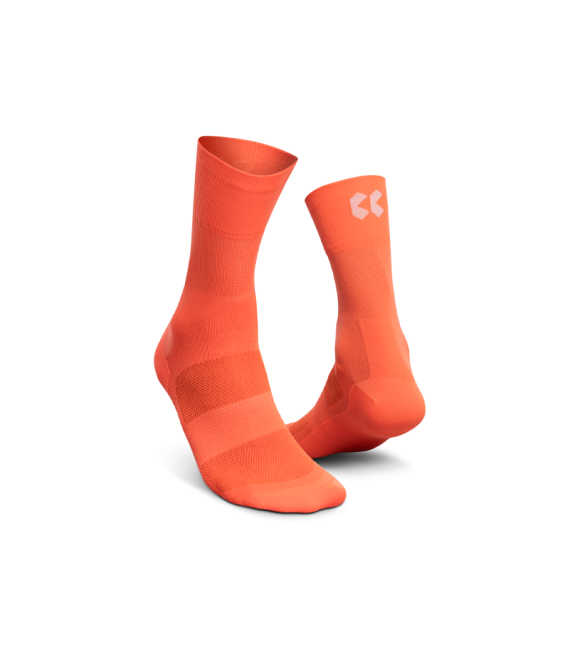 Cycling High Socks | White