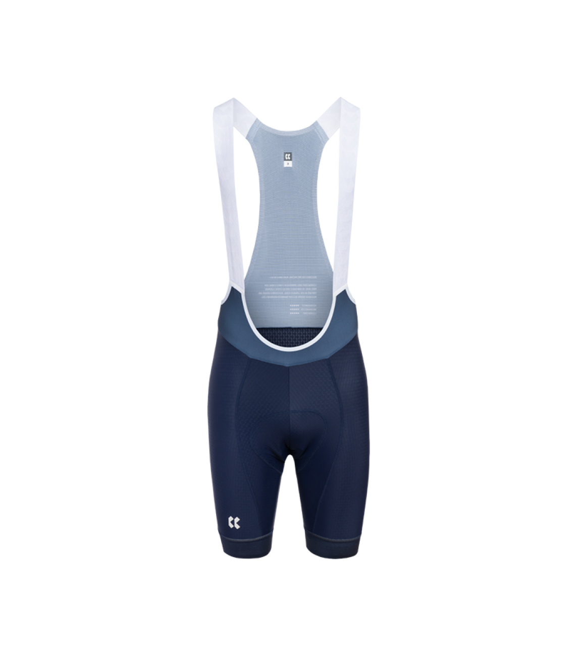 Mens Passion Goffrato Bib Shorts | Steel Grey