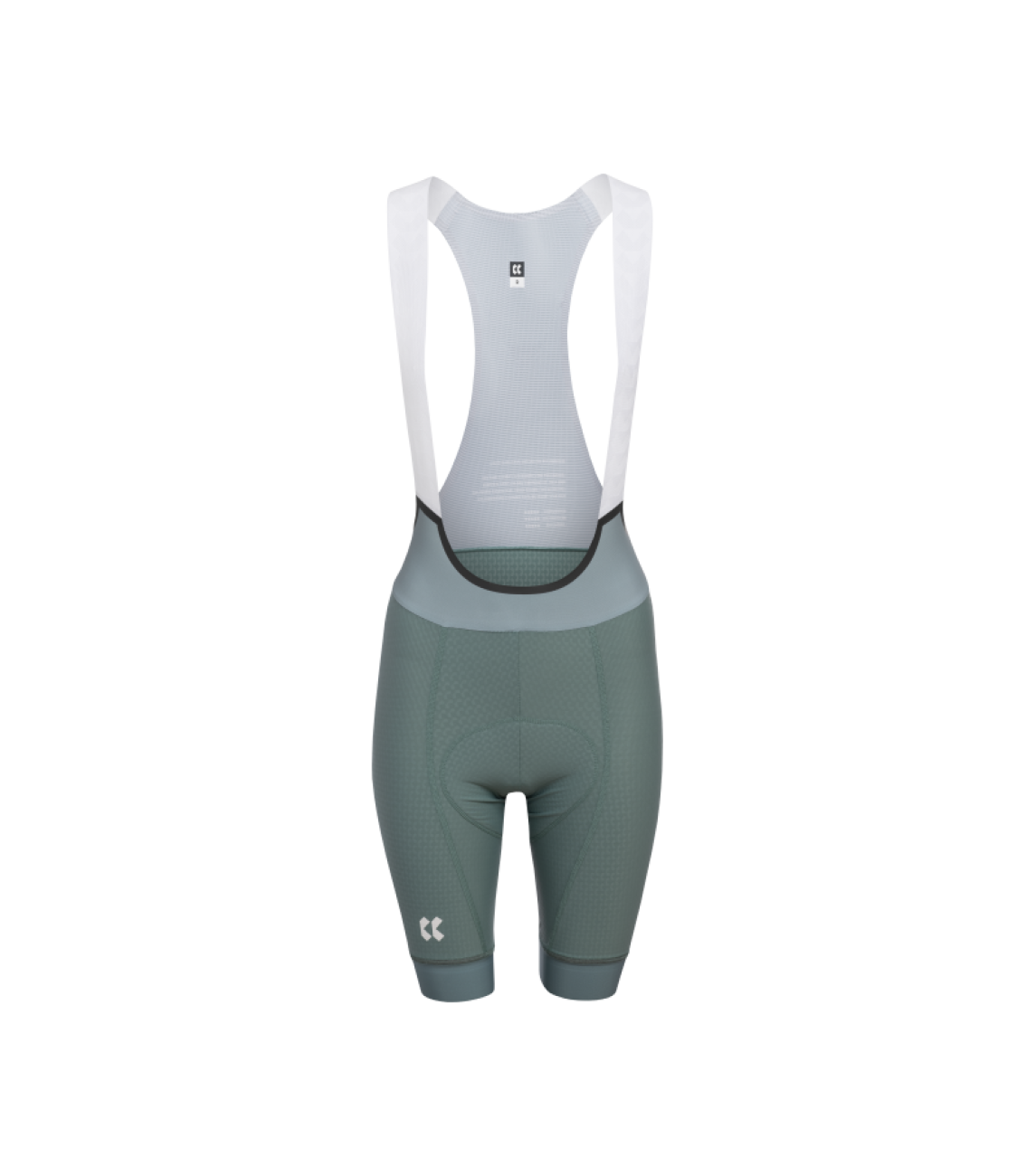 Womens Passion Goffrato Bib Shorts | White