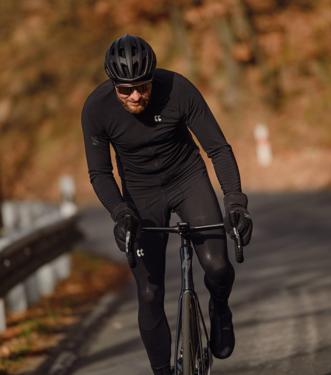 Mens Passion Diamond Insulated Bib Tights | Black