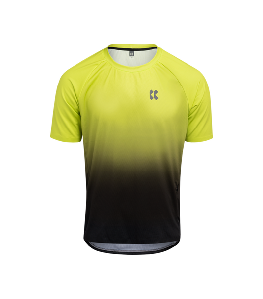 Mens Discover Cycling Jersey | Lemon Lime