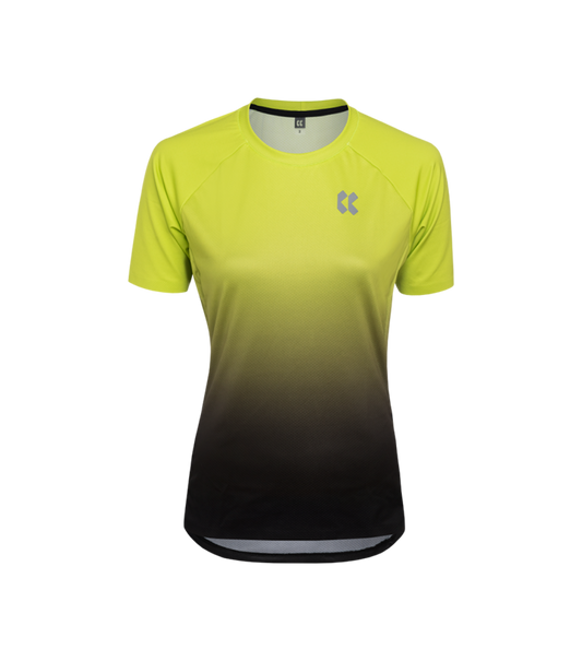 Womens Discover Cycling Jersey | Lemon Lime