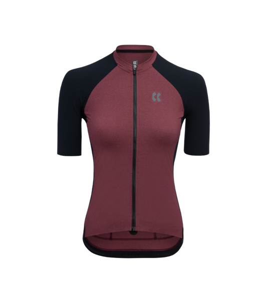 Womens Passion Gravel Jersey | Granite Red