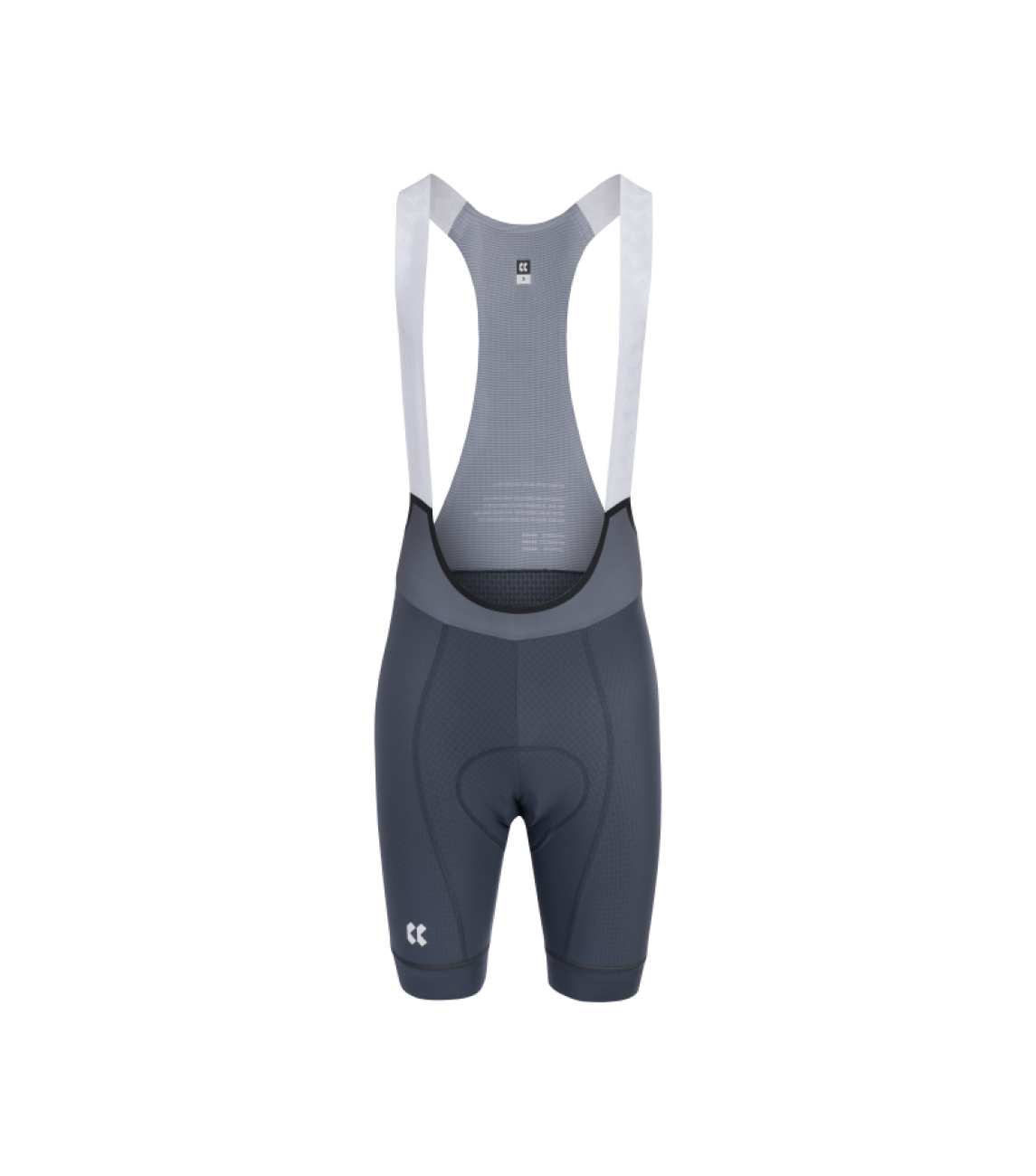 Mens Passion Goffrato Bib Shorts | White