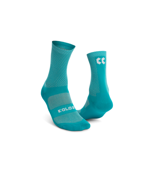 Kalas Verano High Socks | Caribbean Sea Blue