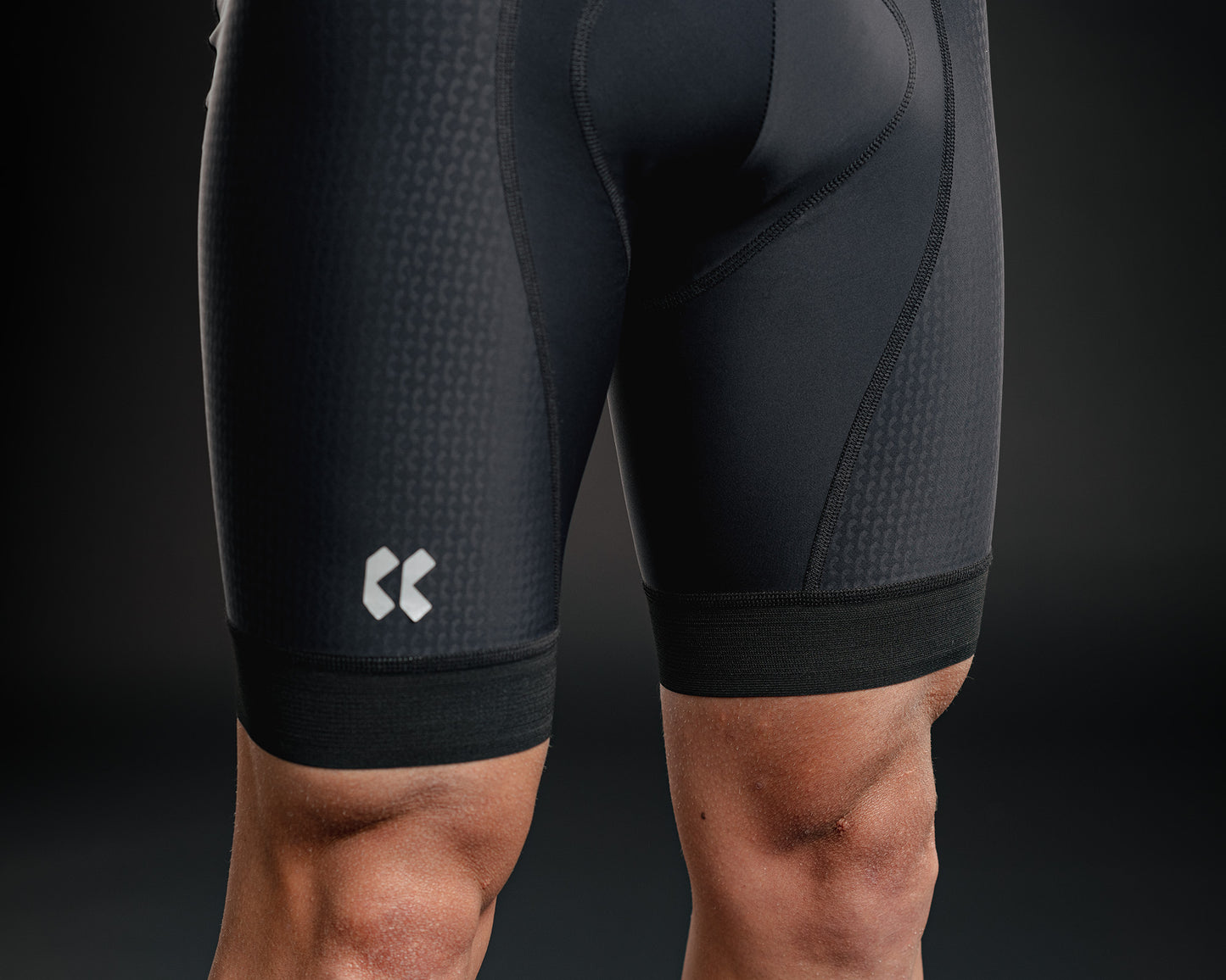 Mens Motion Bib Shorts | Black