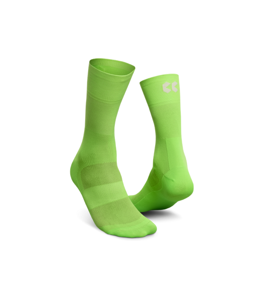 Cycling High Socks | Neon Lime