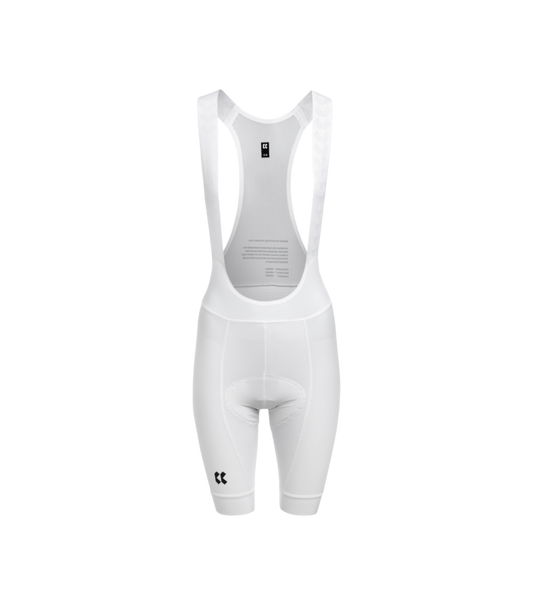 Womens Passion Goffrato Bib Shorts | White