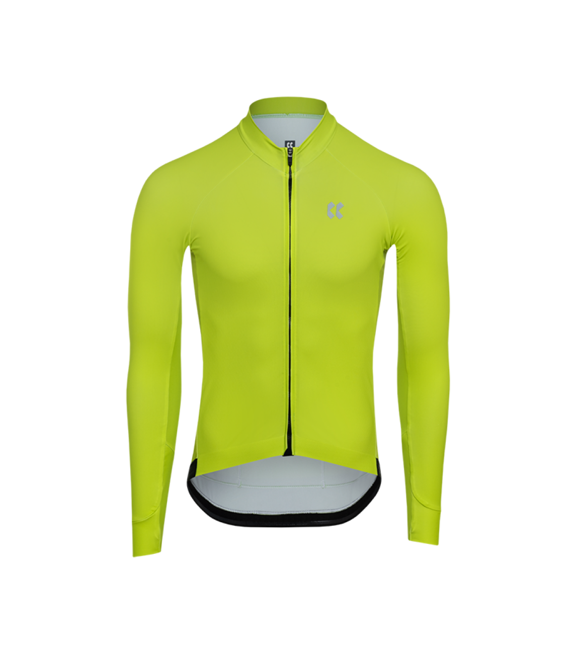Mens Passion Z4 Long Sleeve Temps Jersey | Lime