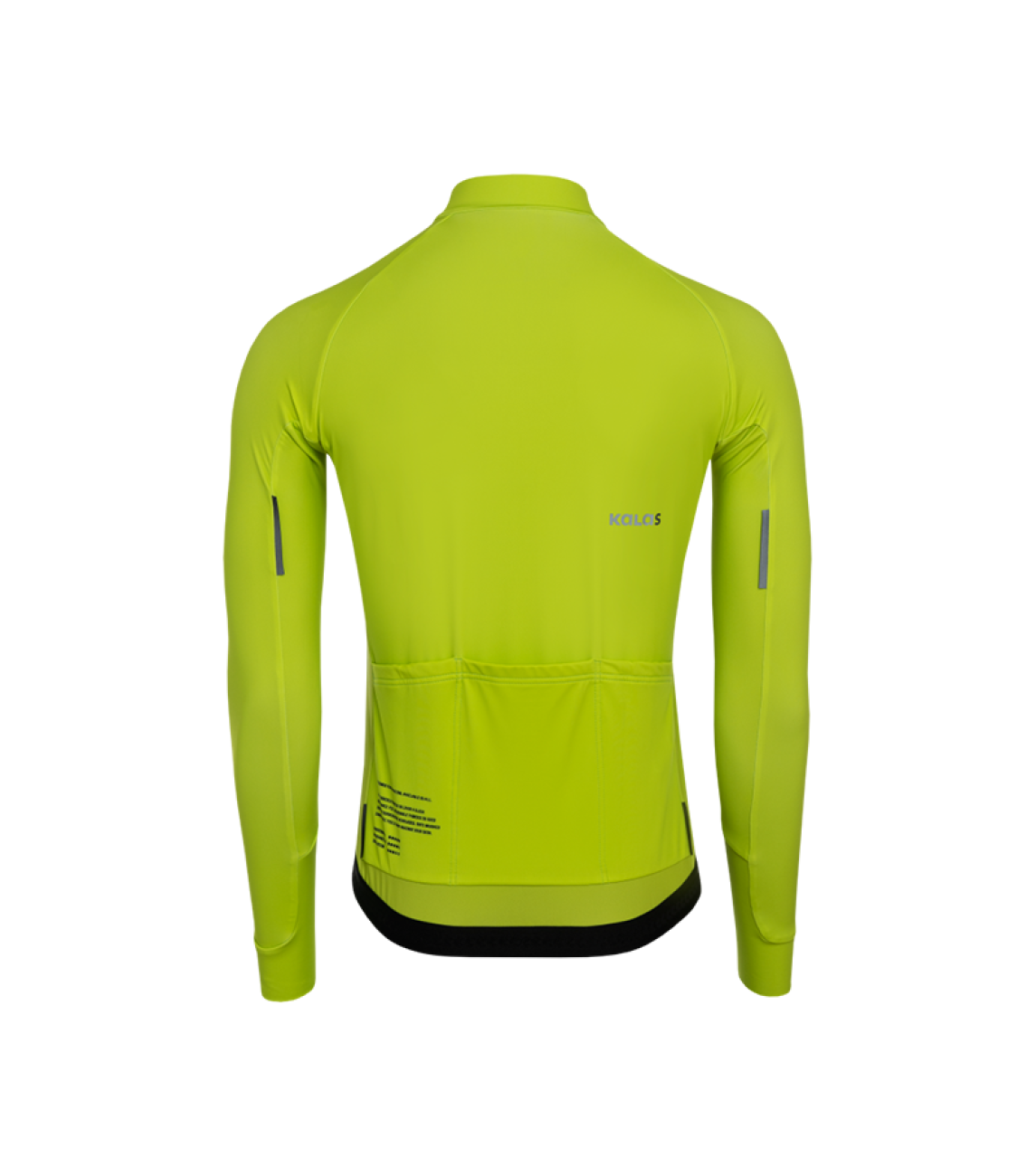 Mens Passion Z4 Long Sleeve Temps Jersey | Lime
