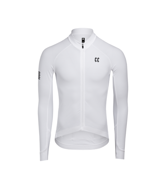Mens Passion Temps Long Sleeve Jersey | White