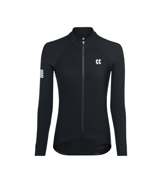 Womens Passion Temps Long Sleeve Jersey | Black