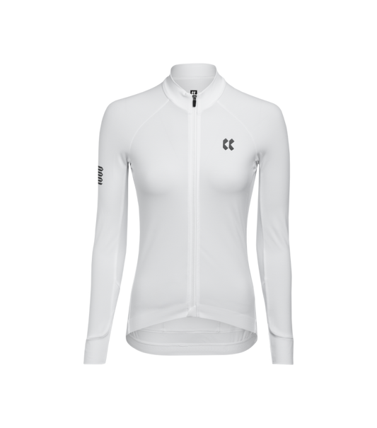 Womens Passion Temps Long Sleeve Jersey | White