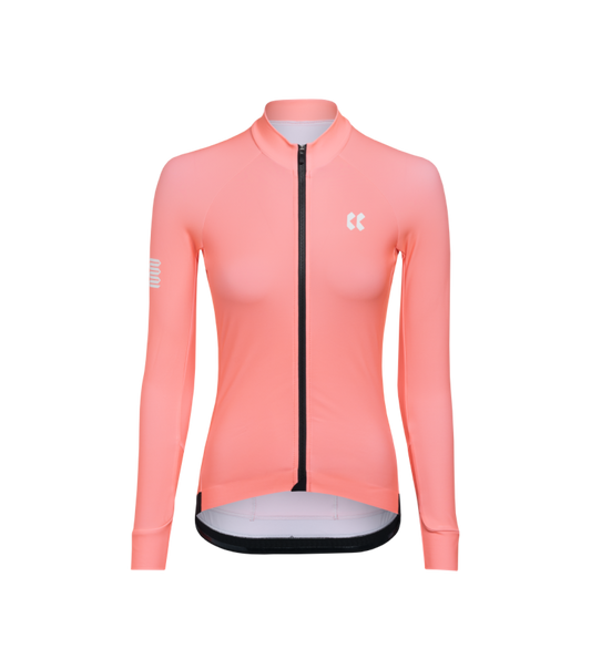Womens Passion Temps Long Sleeve Jersey | Solar Orange