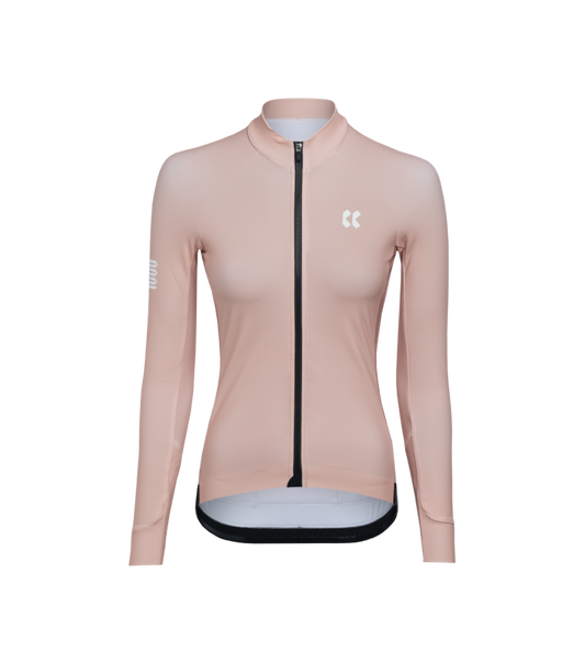Womens Passion Temps Long Sleeve Jersey | Desert Peach