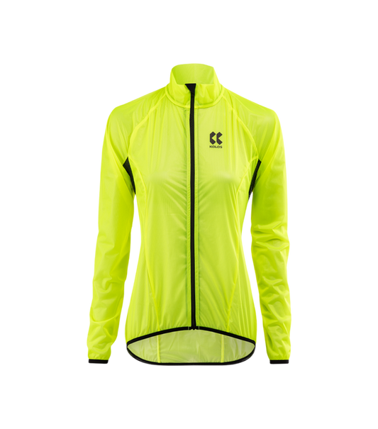 Womens Ride On Cycling Jacket | Fluorescent