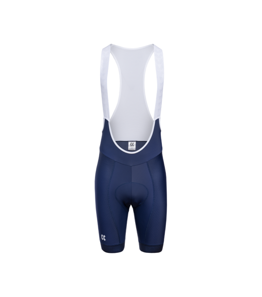 Mens Motion Bib Shorts | Navy Blue
