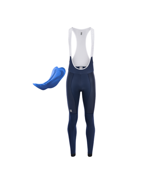 Mens Motion Z6 Insulated Bib Tights | Navy