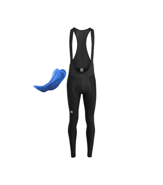 Mens Motion Z6 Insulated Bib Tights | Black