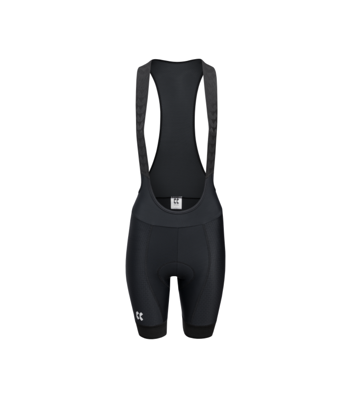 Womens Motion Bib Shorts | Black