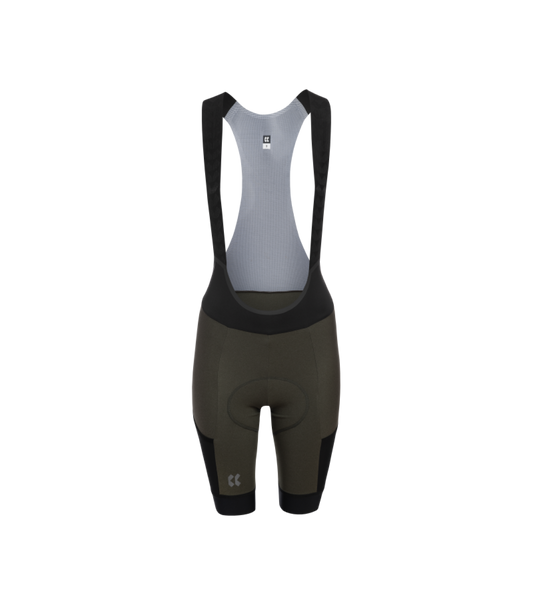 Womens Passion Gravel Cycling Bib Shorts | Khaki