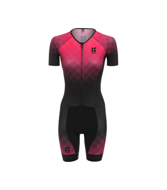 Womens Perform Trisuit | Magenta Pink