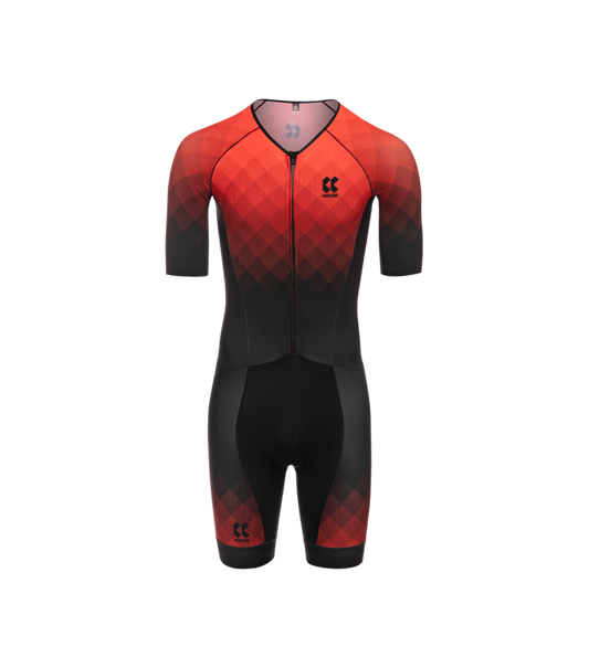 Mens Perform Trisuit | Red