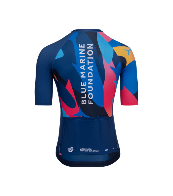 Mens Limited Edition Blue Marine Foundation Jersey