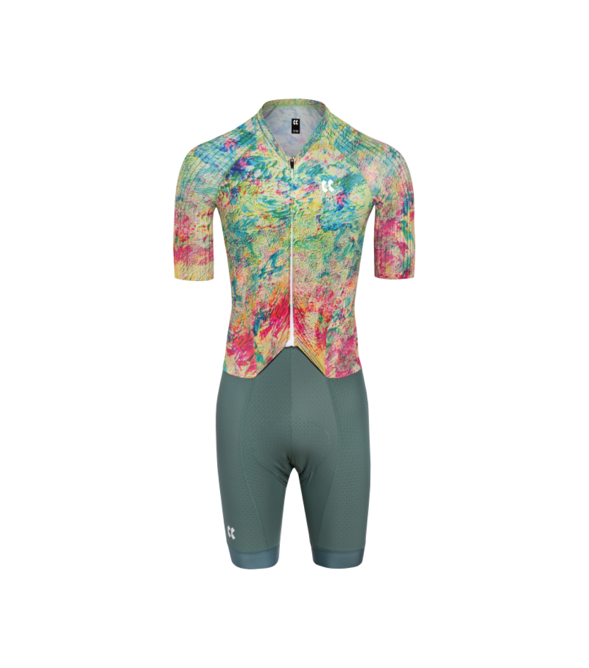 Fearlessly Short Sleeve Skinsuit | Green