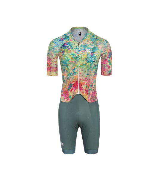 Fearlessly Short Sleeve Skinsuit | Green
