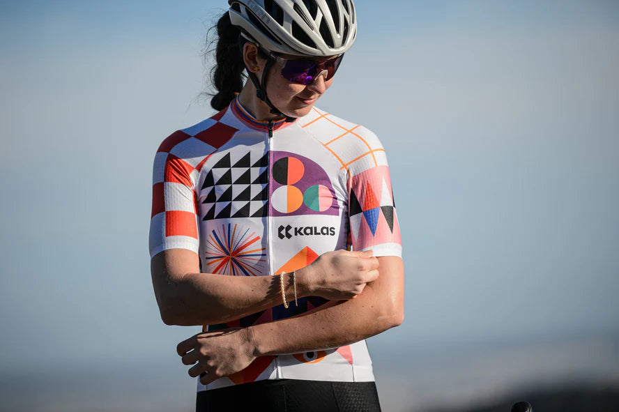 Womens Posterlad V1 Aero Jersey | White