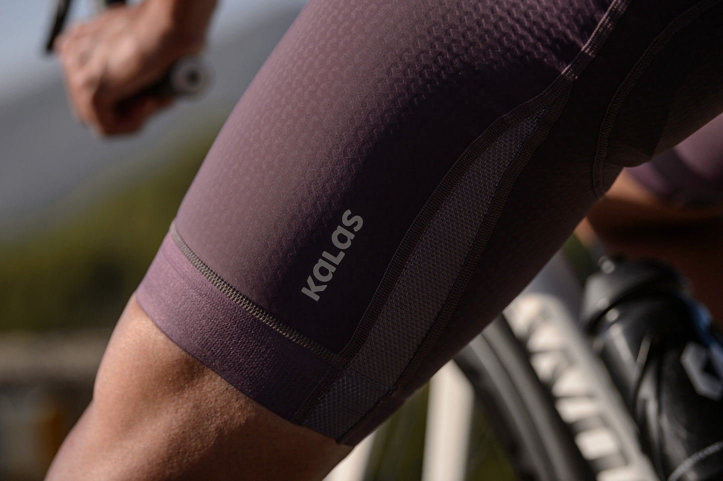 Mens Passion Goffrato Bib Shorts | Midnight Violet
