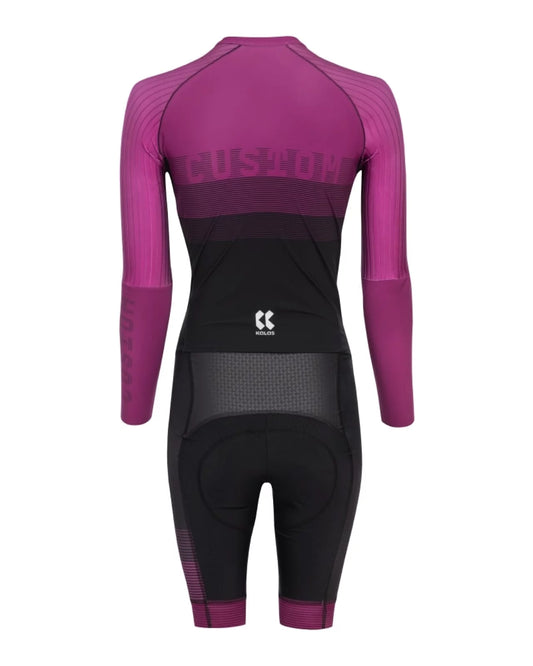 Skinsuit L/S PRO 29 | SHIRO | WOMEN Lotus new  design, no  pocket