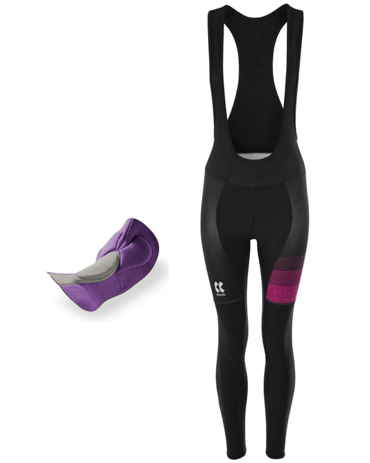 Bib tights PRO 83 | W&W RainMem X3 | WOMEN redkilo