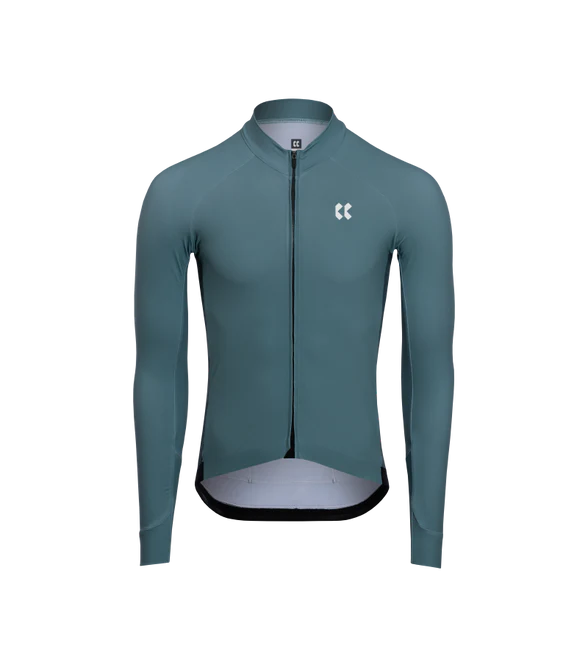 Mens Passion Z4 Long Sleeve Temps Jersey | Emerald Green