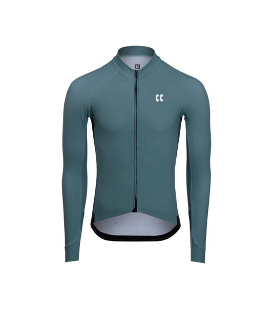 Mens Passion Z4 Long Sleeve Temps Jersey | Emerald Green