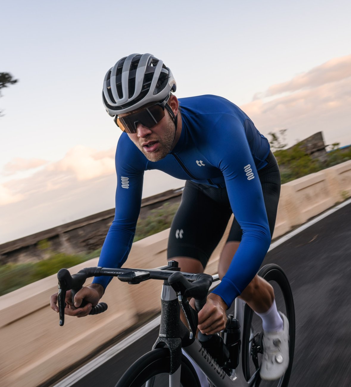 Mens Passion Temps Long Sleeve Jersey | Stellar Blue