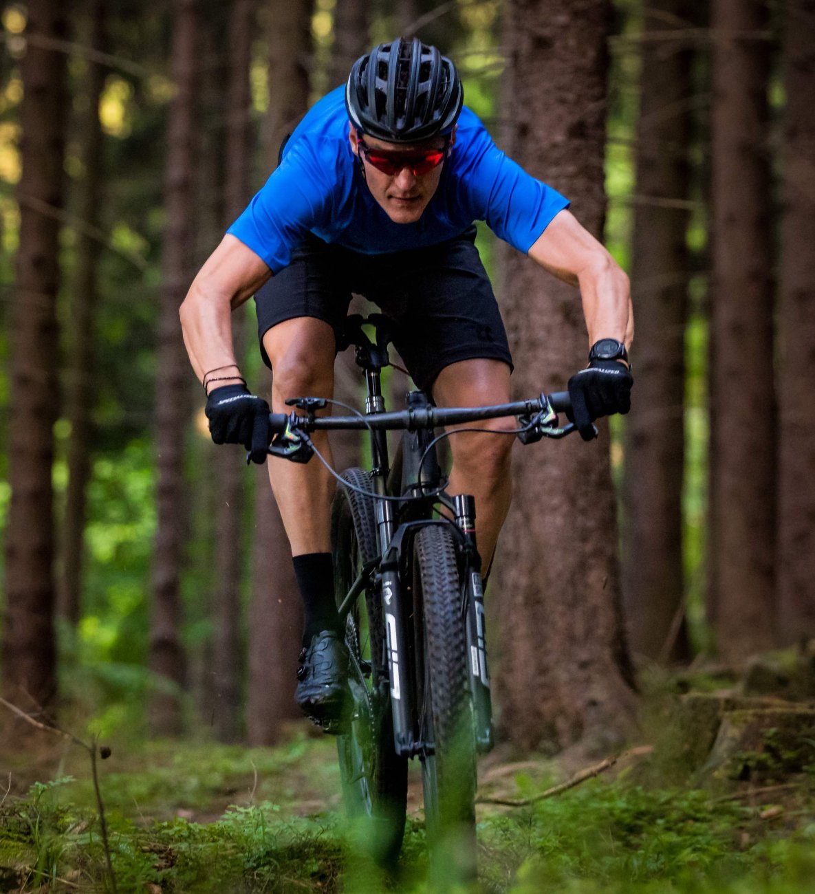 Mens Discover Cycling Jersey | Blue
