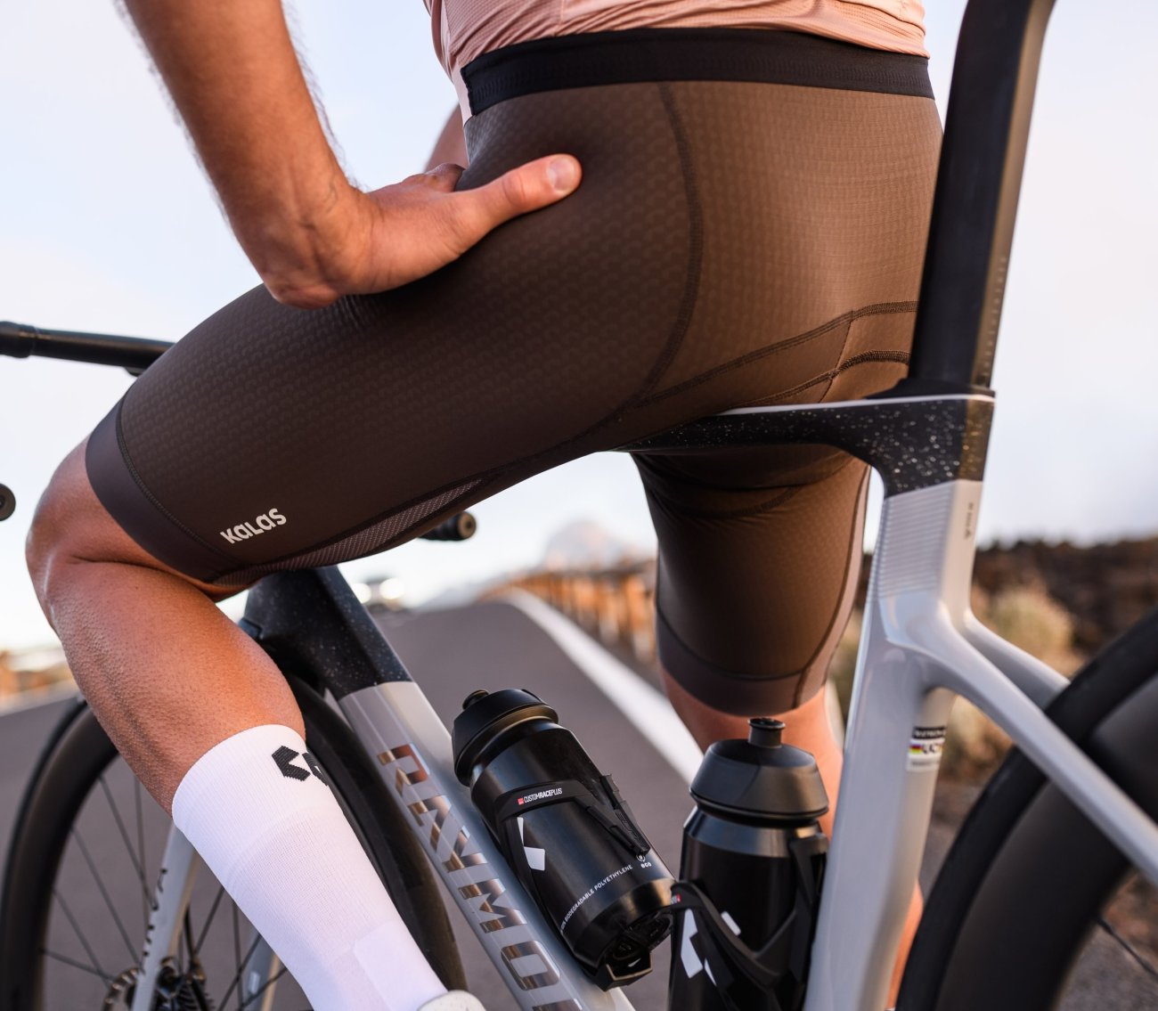 Mens Passion Goffrato Bib Shorts | Mocca Brown