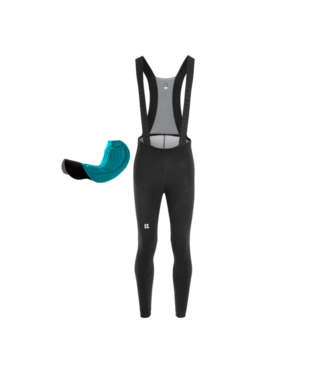 Mens Passion Diamond Insulated Bib Tights | Black
