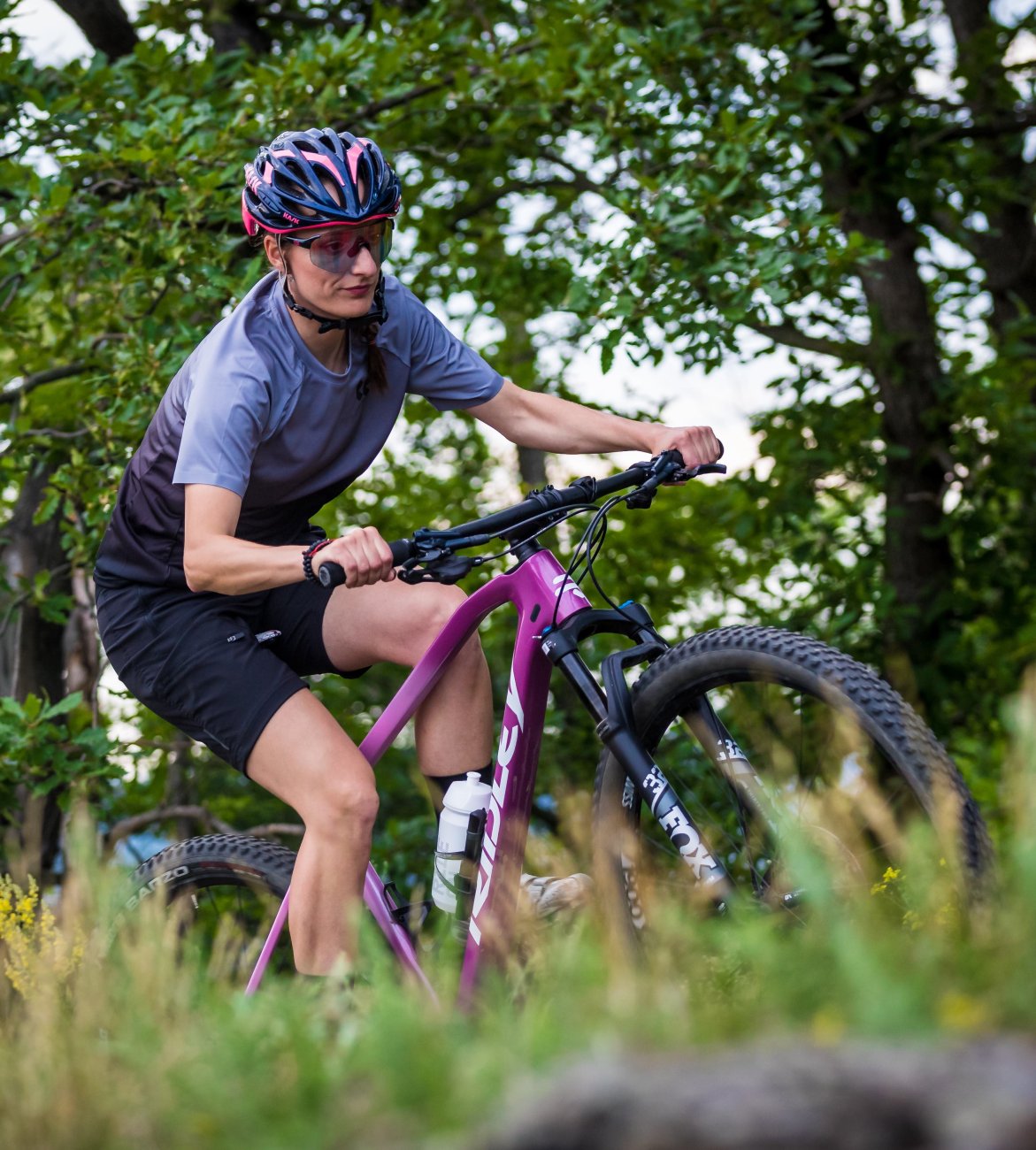 Womens Discover Cycling Jersey | Grey
