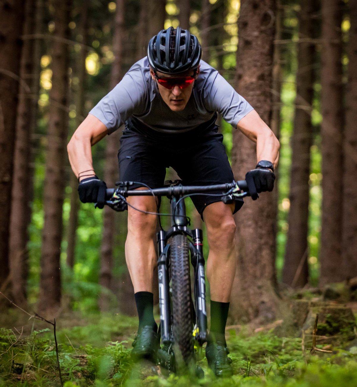 Mens Discover Cycling Jersey | Grey