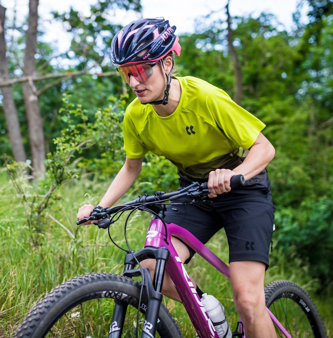 Womens Discover Cycling Jersey | Lemon Lime