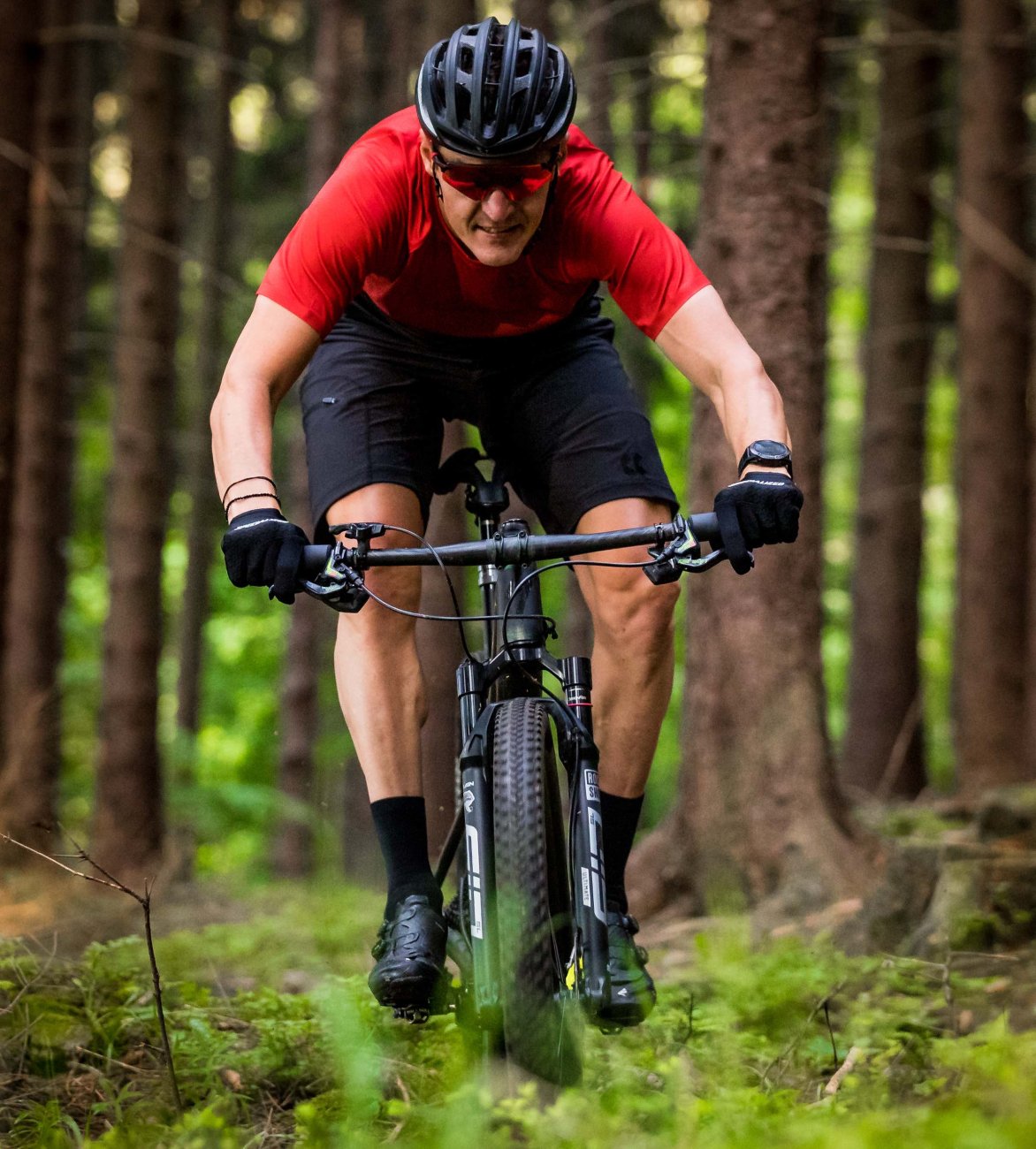 Mens Discover Cycling Jersey | Brick