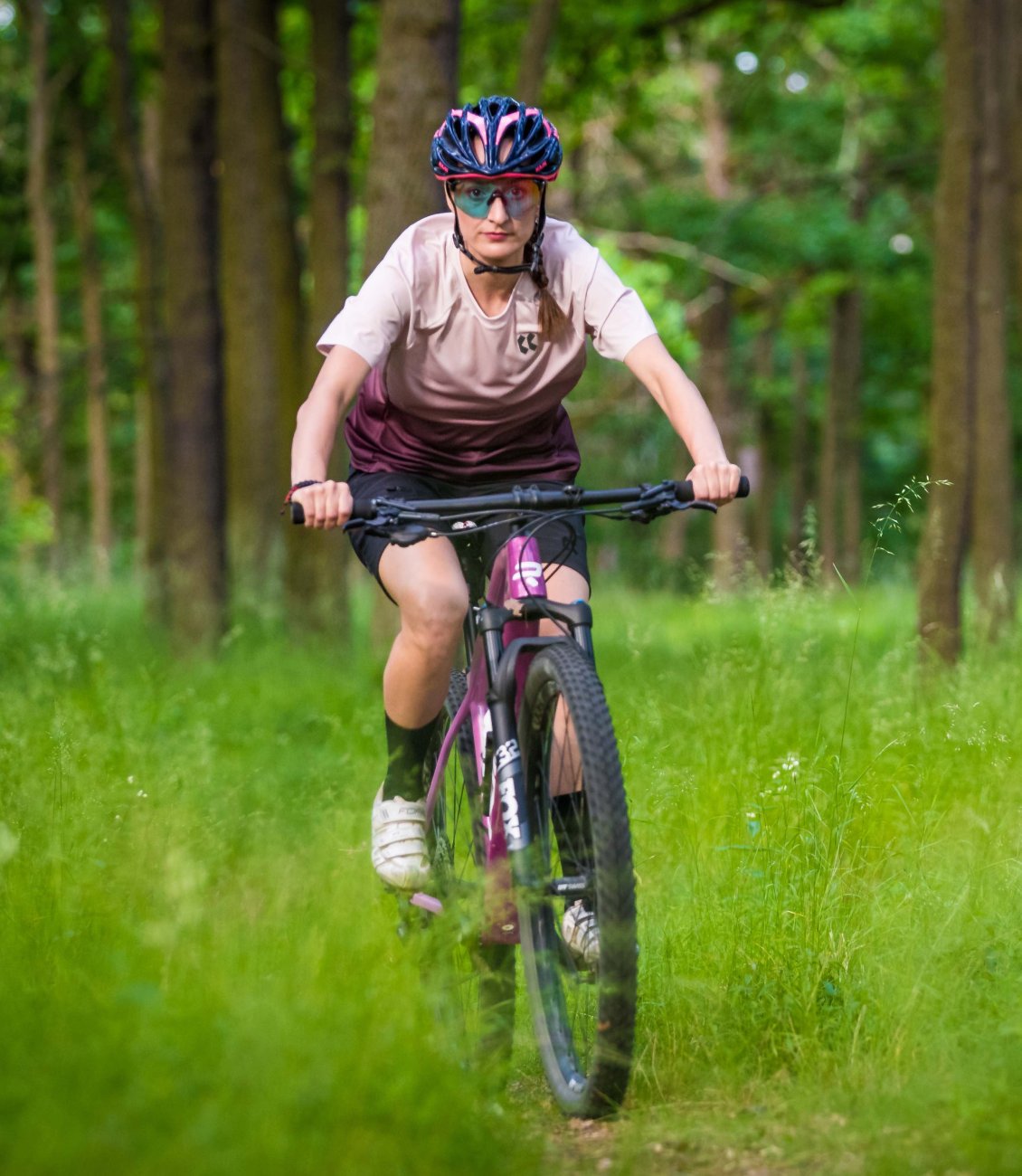 Womens Discover Cycling Jersey | Sand