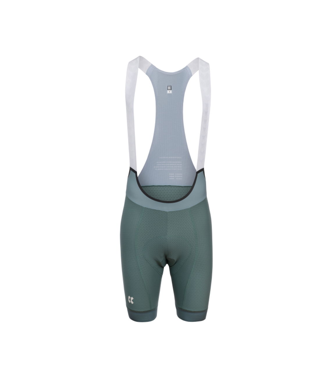 Mens Passion Goffrato Bib Shorts | White