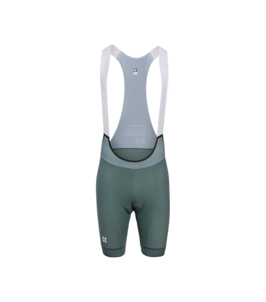 Mens Passion Goffrato Bib Shorts | Emerald Green