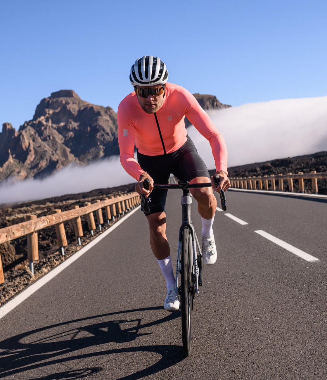 Mens Passion Temps Long Sleeve Jersey | Solar Orange